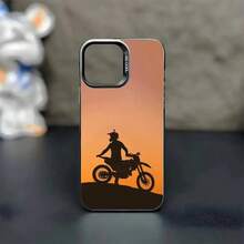 Motocross Motorcycle Dirt Bikes  Phone Case Compatible With  16,15,14,13,12,11,Mini,Pro,MAX Black Matte Shockproof Cover, Cover Compatible With  17 Pro Max Case,  17 Pro Case,  17 Case,  16 Pro Max Case - Z3 - View 11