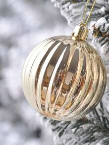 36 sets de boules de Noël en plastique, pendentifs simples de formes spéciales DIY. Ornements pour sapin de Noël, décorations de Noël, cadeaux de Noël, décoration de la maison, décoration de la pièce, hiver