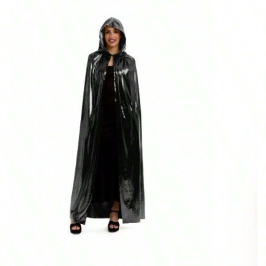 1 pezzo Mantella con cappuccio a maniche lunghe dai colori vivaci, taglia unica, disponibile in più colori. Adatta per Ognissanti, feste, cosplay, festival ed eventi a tema. Aggiunge un'atmosfera magica e misteriosa.