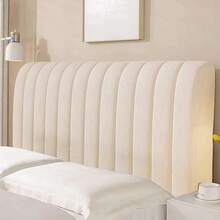 150CM Luxury Thicken Headboard Cover Bed Head Back Decor Protector Slipcover - Ivory - View 1