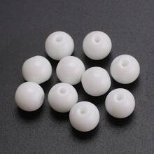50颗8毫米彩色光滑玻璃珠，DIY材料，可用于制作手链、项链、鞋子、帽子、包包、钥匙扣、手机挂件等。 - 8mm光珠(50顆) - 查看 30