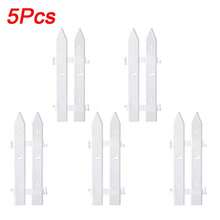 5/10/15 Stück weiße Hirsch- & Schneeflocken Weihnachtsbaum Zaun Dekorationen - langanhaltend PVC rustikale Zaunpaneele für Innen-/Außenbereich Feiertags-Dekoration, Weihnachtsbaum Barriere, Garten & Party Zubehör, Weihnachts-Gartendekoration, Feiertags-Themen Dekoration, rostbeständige Heim-Dekoration Weihnachtsdekorationen Raumdekoration Winter