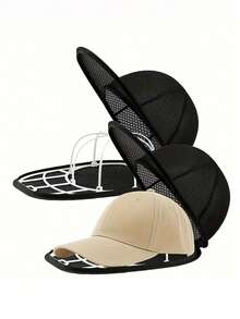 帽子清洗笼，带网袋的洗衣机式帽子清洗架，棒球帽清洗笼，带框架和网袋的帽子清洗笼，帽子清洁设备，防护清洁笼，高效帽子护理，帽子清洗机 | 时尚帽子清洁设备 | 帽子收纳，帽子清洗机，帽子收纳整理 - 彩色 - 查看 1