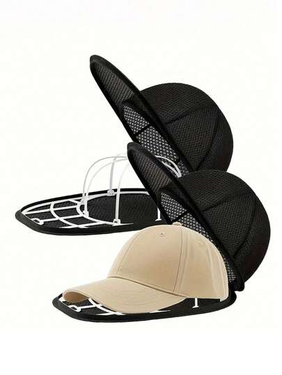 Jaula de lavado de sombreros, Estante de lavado de sombreros para lavadora con bolsa de red, Jaula de lavado de gorras de béisbol, Jaula de lavado de sombreros con marco y bolsa de red, Dispositivo de limpieza de sombreros, Jaula de limpieza protectora, Cuidado eficiente de sombreros, Lavadora de sombreros | Dispositivo de limpieza de sombreros de moda | Almacenamiento de sombreros, Lavadora de sombreros, Almacenamiento y organización de sombreros
