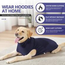 Small Dog Fleece Vest, Warm Stretchy Pullover With Leash Hole, Soft Comfortable High Collar Pet Vest, Lightweight Sleeveless - Multicolor - View 5