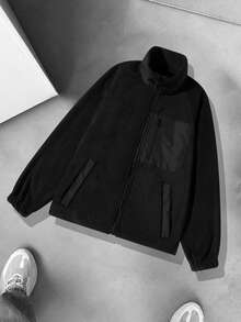 2025 Men's Winter Fleece Warm Casual Simple Jacket