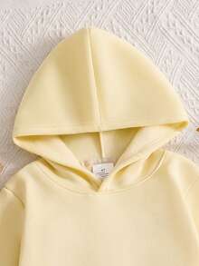 Young Boy Slogan & Tractor Print Sweatshirt - Yellow - View 3