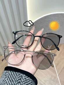 2pcs Delicate Ins Style Graceful Design And Expressiveness Never Outdated Women Fashion Glasses Combination For Street-Photography Outdoor Casual Activities Decoration Suitable For All Face Shapes