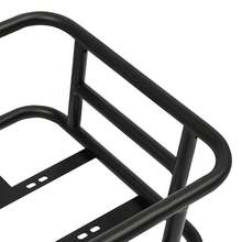 SanBouSi Iron Bicycle hinteren Korb, abnehmbare hinten Fahrradkorb Last 15kg, hinten Montage Fahrradkorb - Schwarz - Übersicht 4
