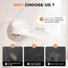 Tokokimo Shower Foot Rest For Shaving Legs, Pedicure Foot Rest For Inside Shower, Shaving Stool No Drilling Is Needed Non-Slip Bathroom Pedal, Suitable For Smooth Tiles, Smooth Marble, Smooth Glass