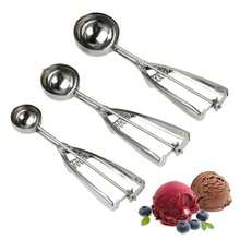 1pc Durable Spherical Food Scoop, Suitable For Fruit Scoop Food Safety, Ice Cream And Fruit Spoon,Heavy Duty Medium Ice Cream/Cookie Dough Scoop