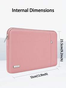 TECOOL 1pc Protective Laptop Sleeve Case Compatible With MacBook 13.5 14 15.6 16 Inch Pro Air HP Notebook And Other Brands Of Laptops Waterproof Polyester Cover With Pocket Laptop Bag