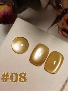 10ml圣诞美甲高级枫林猫眼凝胶指甲油2025夏秋流行显白美拉德金棕色玻璃珠透明无尘细磁粉猫眼美甲美甲用品绿指甲红指甲 - 彩色 - 查看 29