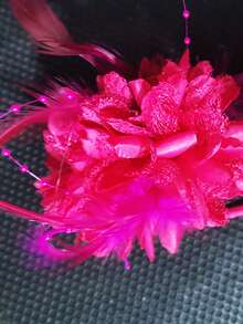 Fascinators For Weddings, Fascinator Pink, Elegant Vintage Mesh And Fabric Feather Fascinator Hat For Women, Party Ball Top Hat Jockey Club Headband Accessories Hairband Hair Hoop, Hair Band,