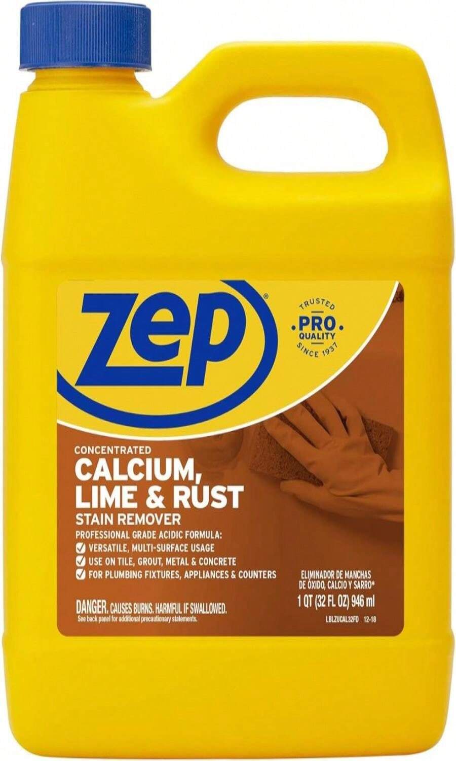 Enforcer ZUCAL32 32-Ounce Zep Calcium Lime And Rust Remover - MàuA - Xem 1