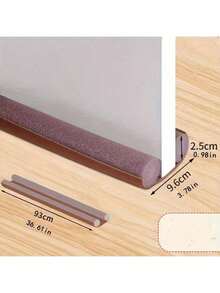 1条泡沫门封条 | 双面全覆盖门封条 | 隔音隔热材料,适用于所有季节、节日、派对和季节性装饰,实用家居必备品,可用于房间装饰、卧室装饰、厨房装饰、墙贴等。 - 彩色 - 查看 6