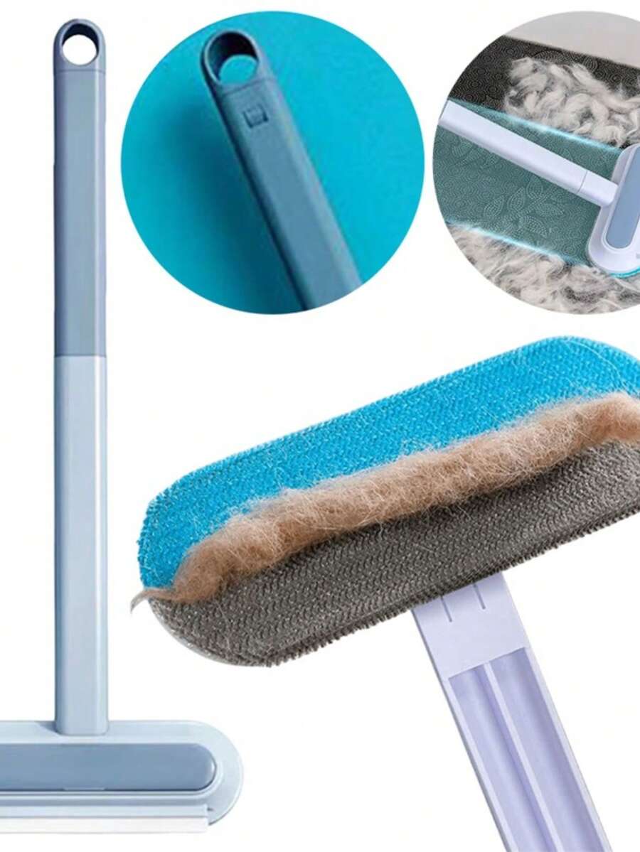 Cat Hair Cleaning Magic Tool: A Multi-Purpose Hair Cleaner For Pet Cats And Dogs, A Four-In-One Hair Scraping And Sticking Magic Tool - Màu xanh lam - Xem 1