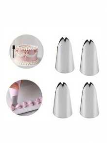 1/3 pezzi Set di ugelli in acciaio inossidabile senza cuciture, punte per decorazione torte, pasticceria, cupcake, decorazione stampi da forno, utensili da forno, utensili per decorazione, utensili per torte, crema, biscotti, accessori da cucina