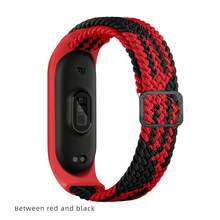 适用于小米 Mi Band 10/9/8/7/6/5/4/3 的尼龙表带，柔软编织尼龙 Solo Sport 替换表带，适用于小米 Mi Band 7/6/5/4/3 健身追踪器 - Mi 樂隊 3/4/5/6/7 - 查看 25