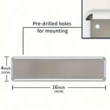 Elm Street Horror Movie Metal Sign: Rustic Retro Decorative Wall Sign, 4x 16inch (10x 40cm ), Aluminum, Wall-Mounted, No Electricity Required, Halloween, Home, Bars, Cafes, Garages, Rooms,, Beer Festival, Offices, And Bar Decorations