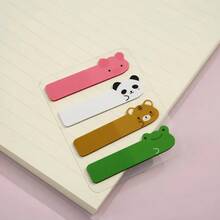 80/160/320pcs Random Color Vintage European Style Cute Cartoon PET Creative Memo Stickers, Student Marking Index Stickers, Office Supplies