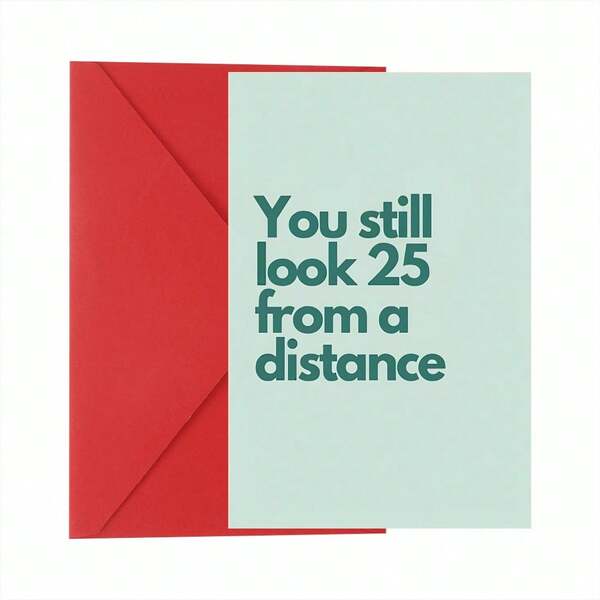 1pc Fun Birthday Greeting Card With Envelope, Perfect Birthday Gift For Family And Friends, Suitable For Birthdays, Holidays, Birthday Wishes Card, Gift Card