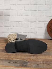 Botas Over-The-Knee de Moda Feminina, Botas de Montaria com Salto Grosso para Outono/Inverno, Novos Lançamentos Botas Altas com Zíper Lateral, Botas de Eixo Alto Versáteis, Botas de Salto Grosso de Estilo Ocidental Casual de Ponta Redonda, Botas de Eixo Longo para Férias, Botas de Inverno Confortáveis, Botas Country Femininas