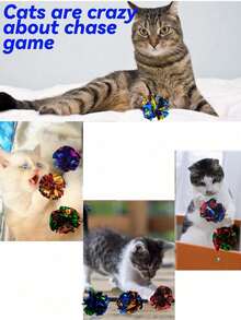 Indoor Cat Toys, Spring Cat Toys And Spring Tube Toys, Suitable For Cats To Bat, Chew And Chase - Creative Toys That Can Kill Time And Keep Cats Healthy. Colorful Plastic Springs, Soft Cat Balls (With Metal Velvet Balls), Cat Crinkle Toys. Colorful Random Colors Make Cats Excited - Absolutely A Great Gift For Cats, And An Ideal Choice For Halloween And Christmas. - Multicolor - View 8