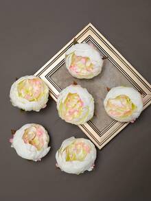 6pcs/Set 16x20cm Peony Flower Wall Decor, Suitable As Bridal Gift, Engagement Wedding Party, Birthday Party, Family Gathering Decoration, As Well As Thanksgiving And Christmas Holiday Party DIY Decor (Multiple Colors Available) - Multicolor - View 1