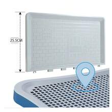 1pc Cat Litter Box, Pet Dog Toilet, Dog Toilet, Pet Toilet, Urine Basin, Urine Tray, Sand Basin, Medium, Large, Small, Dog Designated Defecation Basin, Suitable For Pet Defecation, Pet Toilet Supplies