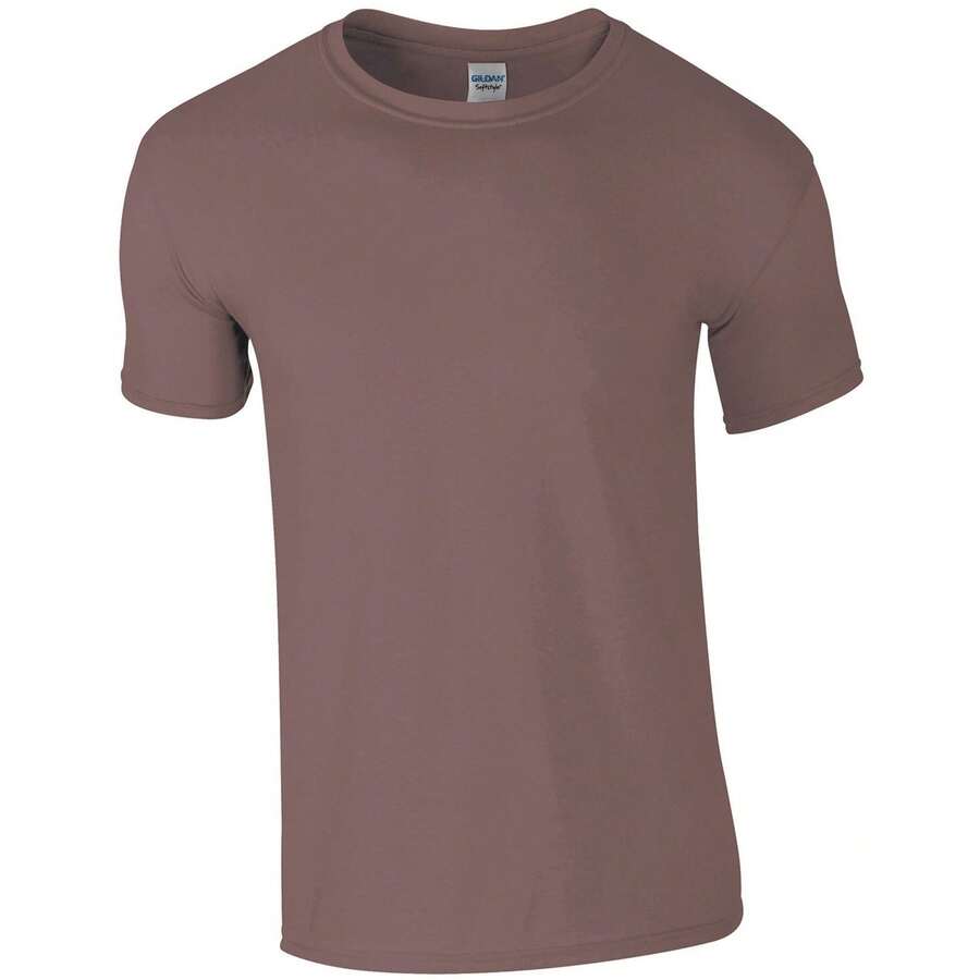 Gildan Mens SoftStyle Ringspun T-Shirt (Paragon) - 100% Ringspun Cotton - 153gsm - (PC3385) - Purple - View 1