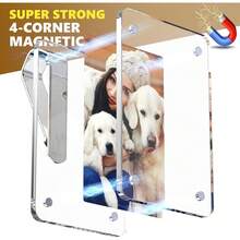 2 buc suport foto auto, clemă foto acrilică pentru vizor auto, accesorii auto personalizate, ramă foto magnetică pentru parasolar auto pentru adăugarea de fotografii de familie sau personale