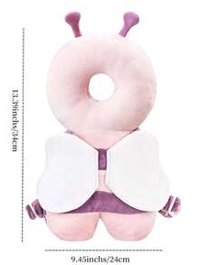 Baby Head Protector Cushion Backpack For Walking & Crawling,Christmas Elements Baby Walkers Protective Toddler Adjustable Baby Head Protection Pad Backpack Wear For Crawling,Christmas