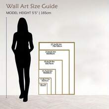 1pc, Ocean Waves Canvas Wall Art - Seascape Painting Print For Coastal Home Decor, Modern Impressionistic Nature Landscape Art In Blue & Peach Hues, Calming Stretched Wall Decor - 彩色 - 查看 5