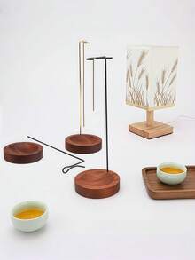 1/2/4件套胡桃木/乌木香炉套装，香炉，木制香架/香炉，木制香炉/香/香架，手工香，檀香/沉香香，创意香/香氛/香炉