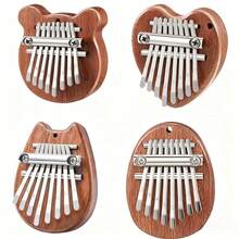 迷你 8 键卡林巴拇指琴，适合初学者、音乐爱好者、演奏者，可爱乐器吊坠钥匙扣配件