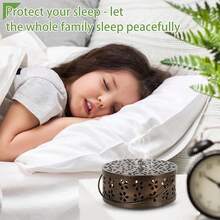 Soporte con tapa para espiral antimosquitos, soporte para usar al aire libre en campamentos, quemador de espiral antimosquitos para el hogar