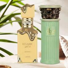 Eclaire Banoffi By Lattafa & Manaal By Ard Al Zaafaran - Eau De Parfum Sprays 100ml (3.4 Oz) (Bundle) - 花卉印花 - 查看 6
