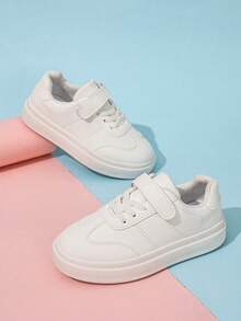 Zapatos de skate versátiles de moda para niños, zapatos deportivos de primavera/otoño - Blanco - Ver 4
