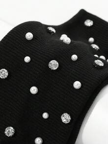 1pc/3pcs Elegant Faux Pearl & Rhinestone Decorated Headband, Suitable For Daily, Party, Date, Delicate Hair Accessory Winter Scarf Warm Hair Bands Women Bandanas Women Hair Accessories Summer Outfits - Multicolor - View 3