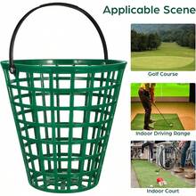 Golf Balls Container Portable Golfball Storage Basket,Easy To Carry-Can Hold 100 Golf Balls