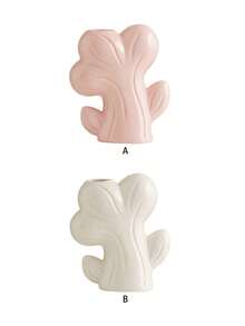 1 bucată vază în formă de copac, ornament decorativ pentru masă, artizanat ceramic, vază, stil desen animat, design creativ, aplicabil pentru cadou, festival, petrecere, casă, masă, decorare restaurant