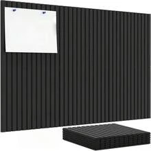 Office Large Cork Board Alternative, 6 Pieces Packed Felt Wall Tiles, Noise Reducing Felt Board, Bulletin Board Pegboard Photo Memo For Home Office Wall Decoration - Multicolor - View 14