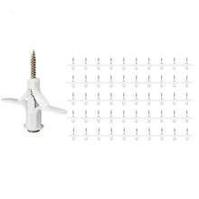 Hollow Wall Anchors, Butterfly Expansion Anchors With Screws, Drywall Screws, Zinc Alloy Expansion Plug Screw Set, For Drywall, Curtain Wall, Plaster Hardware Plugs, Ready To Install! - Multicolor - View 12