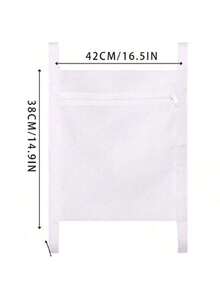 2-Piece Shoe Drying And Cleaning Bag With Elastic Band - Durable Mesh Clothing And Sports Shoe Storage Bag, Essential For Home Cleaning, Laundry Bag - trắng - Xem 2