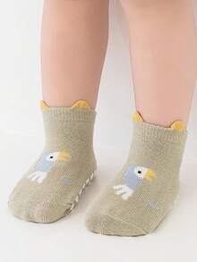 6双婴幼儿防滑袜，柔软舒适，亲肤，儿童步行袜，适合所有季节，男孩和女孩，柔软面料，卡通图案，多种颜色可选