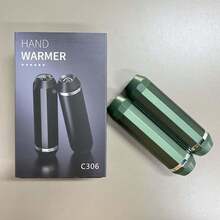 AI Hand Warmer Rechargeable 2-Pack, 10000mAh Electric Hand Warmer, AI Smart Chip, 20 Hours Of Heating, Portable Pocket Heater, Christmas Gift, Outdoor, Golf, Hunting, Camping Accessory - 軍綠色 - 查看 1