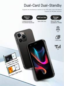 SERVO 15SE 迷你智能手机，Android 8.1 操作系统，2GB 运行内存，16GB 机身存储，30 万像素 + 200 万像素双摄像头，双卡双待，3.0 英寸屏幕，支持 3G WCDMA 网络，轻巧便携 - 金色 - 查看 10