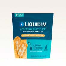 Liquid I.V.® Hydration Multiplier - Cotton Candy | Electrolyte Powder Drink Mix | Faster Hydration | 1 Pack (16 Servings) - GIẤC MƠ CAM VANILLA - Xem 8