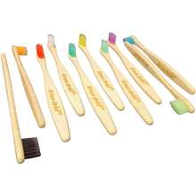 Set de Cepillos Dentales de bambú para Niños, 10 Piezas, Multicolor, veganos, ecológicos, larga duración - 1 - Ver 4